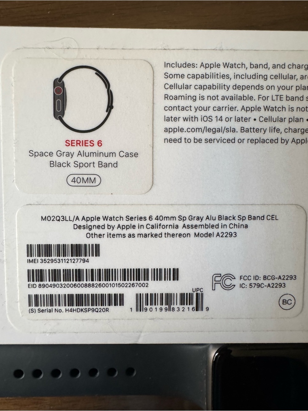 APPLE WATCH SERIES 6 . - Picture 3 of 9